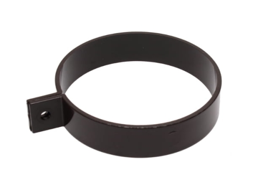 Obejma rury spustowej 110 ciemny brąz