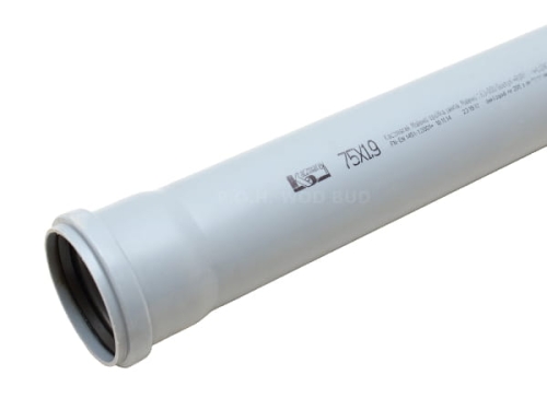 Rura kanalizacyjna HT PP 75 x 1,9