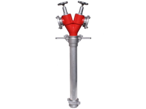 Stojak hydrantowy podwójny DN80 2*75mm (2*B, BB)