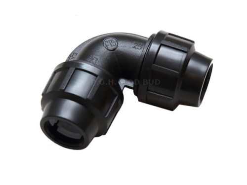 Kolano skręcane do rur PE 25mm < 90°