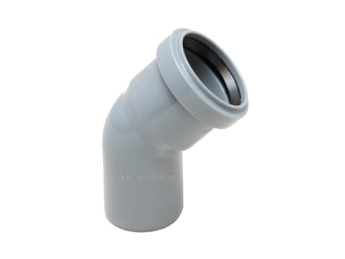 Kolano kanalizacyjne HT PP  50 < 45°
