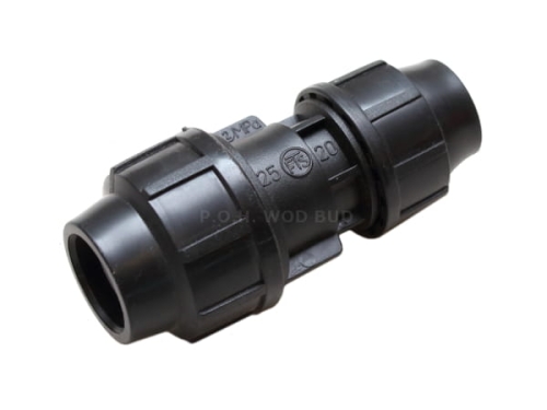Złączka redukcyjna skręcana do rur PE 25 x 20mm