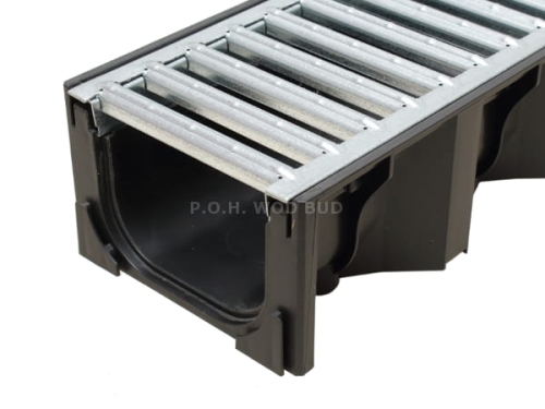 Kanał ACO Hexaline ocynk 1m