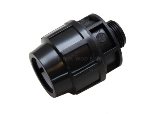 Złączka skręcana do rur PE 40mm x 1" GZ