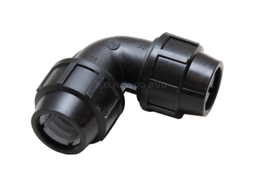 Kolano skręcane do rur PE 32mm < 90°