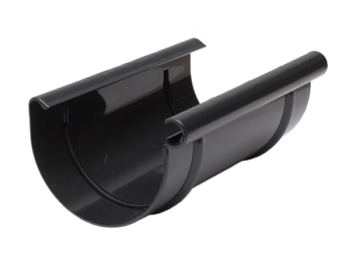 Złącze rynny PVC-U 125 grafit