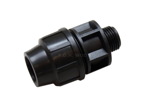 Złączka skręcana do rur PE 20mm x 1/2" GZ