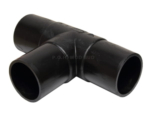 Trójnik wtryskowy PE100 SDR17 90x90 < 90° długi
