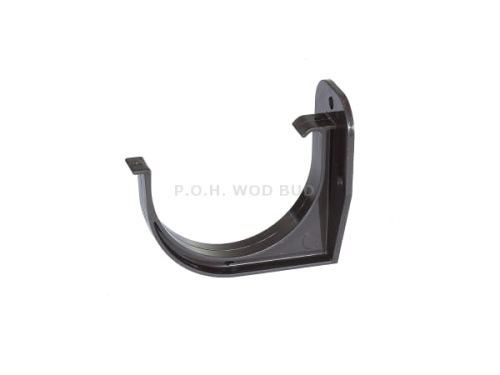 Uchwyt rynny PVC-U 75 ciemny brąz