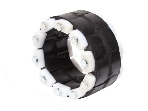 Przykładowe uszczelnienie złożone z ogniw łańcucha uszczelniajacego ŁU3