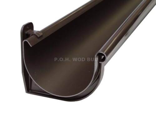 Rynna dachowa PVC-U 150mm ciemny brąz