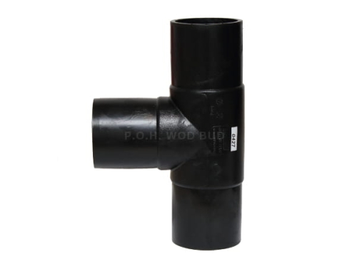 Trójnik wtryskowy PE100 SDR17 90x90 < 90° długi