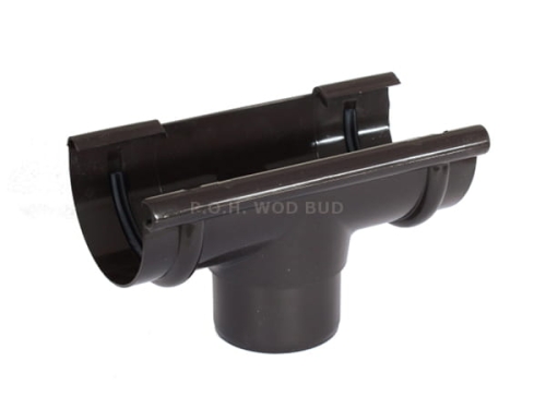 Lej spustowy PVC-U 75 63 ciemny brąz