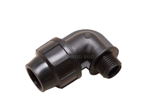 Kolano skręcane do rur PE 20mm x 1/2" GZ