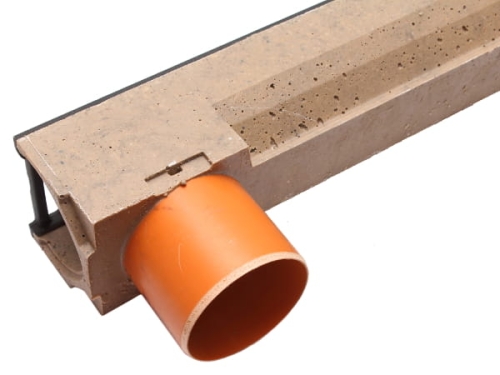 Kanał ACO Self Euroline żeliwo 1m z odpływem pionowym